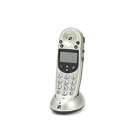 ClearSounds A50E - Cordless extension handset w/ call waiting caller ID - 900 MHz - silver