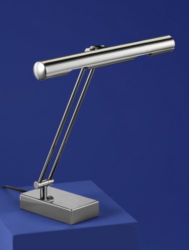 Klavier- und Tischleuchte PIANO in Chrom glänzend