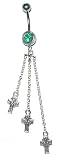 Celtic Cross Belly Button Ring Quality Materials
