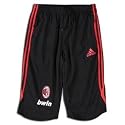 adidas AC Milan 3/4 Training Pants (Blk/Red)