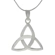 Sterling Silver Triquetra Trinity Knot Necklace