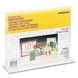 Office Depot(R) Stand-Up Sign Holder, Horizontal, 8 1/2