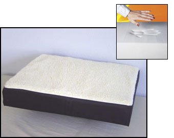 Fleece Memory Gel Cushion 3 ½ x 16 x 18