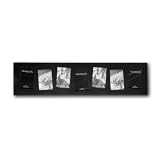 Melannco Black Cockeyed Panel Frame, Holds seven 
