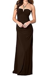 V-neck Strapless Sheath Charmeuse Ruched Floor Length 2016 Evening Dress/Prom Dress 