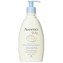 Aveeno Baby Daily Moisture Lotion, Fragrance Free, 12 Ounce (Pack of 6)