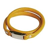 エルグ　ブレスレット　本革ダブル　（イエロー）