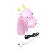 Cute Funny Chinese Dragon 12 LED Energy-saving Light Lamp for Desk Table Pink