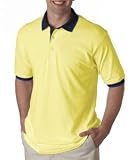 Men's Premium Pique Polo with Contrast-Tipped Trim