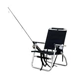 E-Z Sales Backpack Fishing Chair with Cup and Rod Holder by E-Z