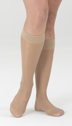 Mediven Sheer & Soft Women's Knee Highs 15-20 mmHg Color: Natural (0), Size: Size II (2) PETITE