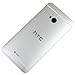 Genuine Original HTC One 801s M7 Housing Case Back Cover Camera Lens Chassis Door OEM Silver