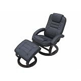 Relaxsessel TV-Sessel Schwarz - 007-B - Gestell "Espresso" - Bezug Schwarz