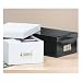 Pioneer B-1 Photo / Video Storage Box - holds over 1,100 photos up to 4" x 7" or 10 VHS videos Solid Black