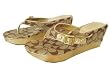 Coach Gracy Signature Wedge Thong Sandal
