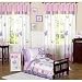 Pink and Purple Butterfly Collection Toddler Bedding 5 pc Set