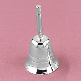 Silver Tall Favor Bell