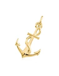 Anchor Charm in 14 Karat Yellow Gold