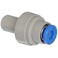 SMC KDM Series Polybutylene Terephthalate Rectangular Plug Side Multi-Connector, 4mm Tube OD