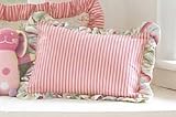 Country Cottage Stripe Pillow Sham by Banana Fish