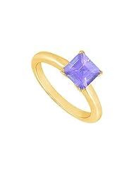 Tanzanite Ring 14K Yellow Gold - 0.75 CT TGW