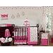 Pink and Green Circles Modern Baby Bedding 9pc Crib Set Pink and Green Circles Modern Baby Bedding 9pc Crib Set