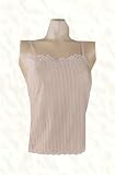 Barely Breezies Shadow Stripe Camisole w/ Adjustable Shoulder Straps RETAIL VALUE $34