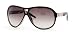 Apparel : AUTHENTIC DIESEL FIK/S 049L HAVANA FRAME GRAY GRADIENT LENS PLASTIC AVIATOR SUNGLASSES