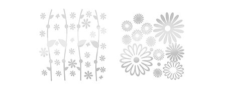 Reflective Flower Wall Decals