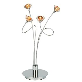 Lima Series - Modern Table Lamp - MDN-324AMB