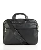 Kenneth Cole - Kenneth Cole Leather Double Gusset Top Zip Portfolio