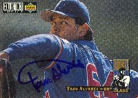 Tavo Alvarez, Montreal Expos, 1994 Upper Deck Collector's Choice Rookie Class Autographed Card
