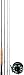 Sporting Goods : Ross Flystart Rod & Reel Outfit 3/4 Weight Line & Fly Rod