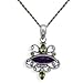 Amethyst Marquise and Peridot Teardrop and Round title=