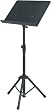 Tour Grade Solid Desk Orchestra Stand, Black
