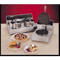 Nemco #7000-2 Dual Waffle Baker Machine Maker