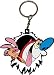 Ren and Stimpy Logo Rubber Keychain