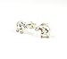 Sterling Silver Elephant Post Earrings title=