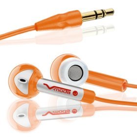 Electronics: V MODA Bass Freq Earbuds   Tambarine Orange