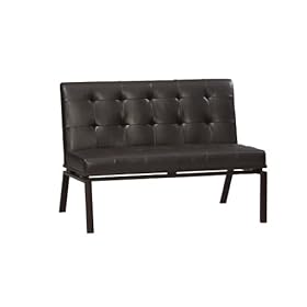 Trento Slipper Love Seat Espresso