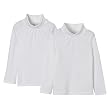 Toddler Girls' Circo&reg; 2pk Turtleneck Top - White/White