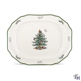 Buy Spode Christmas Tree Sculpted Platter 19