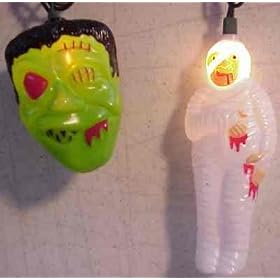 Frankenstein and Mummy Halloween String Lights (SJ) from Lava Lamps