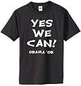 Yes We Can OBAMA 08 - Cotton T-Shirt (40 Colors)