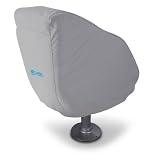 Hurricane Bucket, Helmsman And Fixed Back Boat Seat Cover In Grey