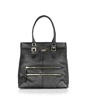 Bric's Cervo - Grained Leather Tote Bag Black
