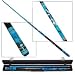 Graphite Illusion: Playful Dolphins Pool Cue