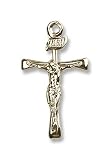 Gold Filled Maltese Crucifix Medal Pendant Charm Cross with 18 Gold Filled Chain