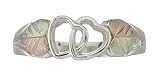 Black Hills Gold Ladies' Sterling Silver Double Heart Ring