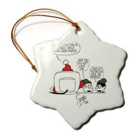 Rich Diesslins Cartoon Days of Christmas TCDC - Sean Boley Cartoon about Santa and Video Games for Christmas - Ornaments